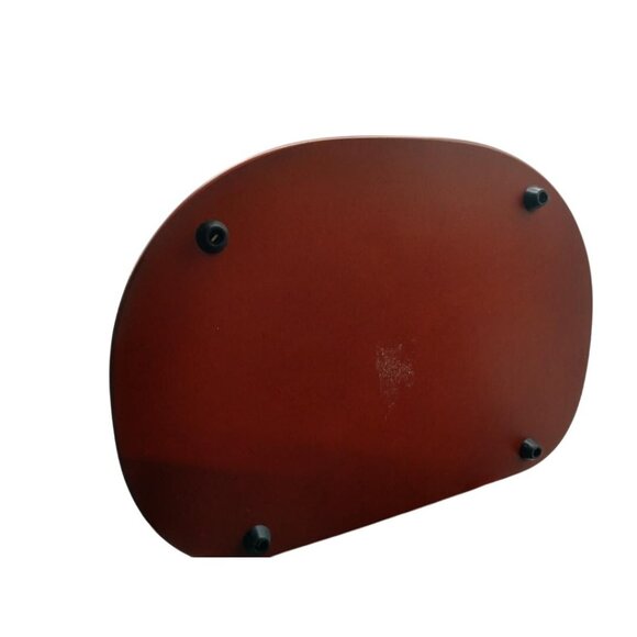 Nativity Scene W/Hand-Painted Figures Palm Trees On Oval Wood Base.Heritage Hous - Picture 3 of 6